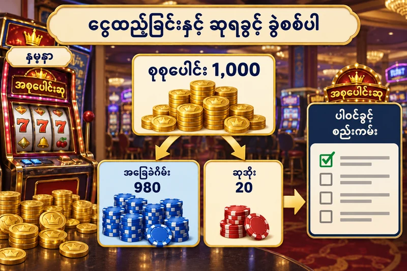 ၉၈၀ အခြေခံကြေးနှင့် ၂၀ ဆုအိုးထည့်ဝင်မှုကို စုစုပေါင်း ၁,၀၀၀ အတွင်း ခွဲထားသည့် နမူနာ